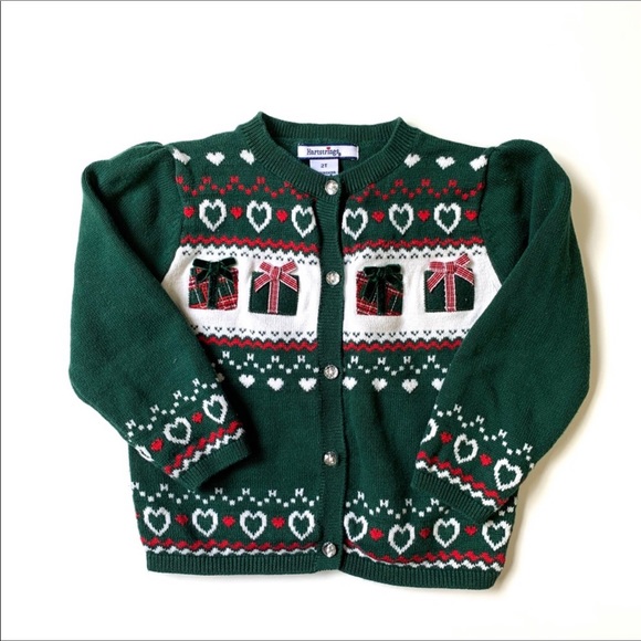Hartstrings Other - Hartstrings green Christmas sweater. Size 3T.